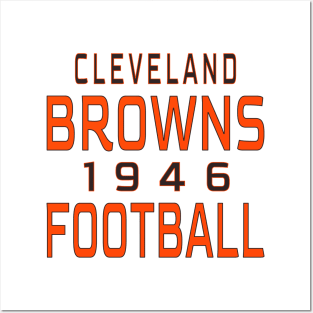 Cleveland Browns 1946 Football Classic Posters and Art